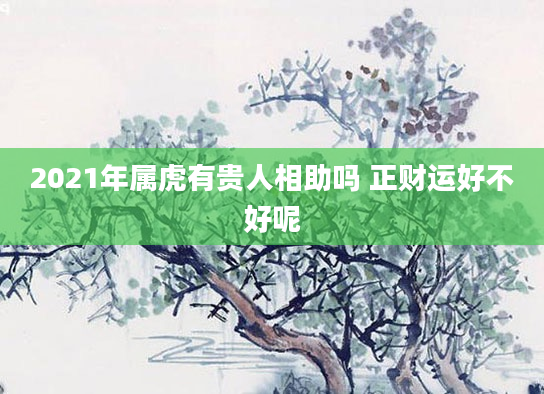 2021年属虎有贵人相助吗 正财运好不好呢