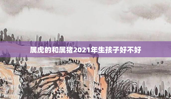 属虎的和属猪2021年生孩子好不好