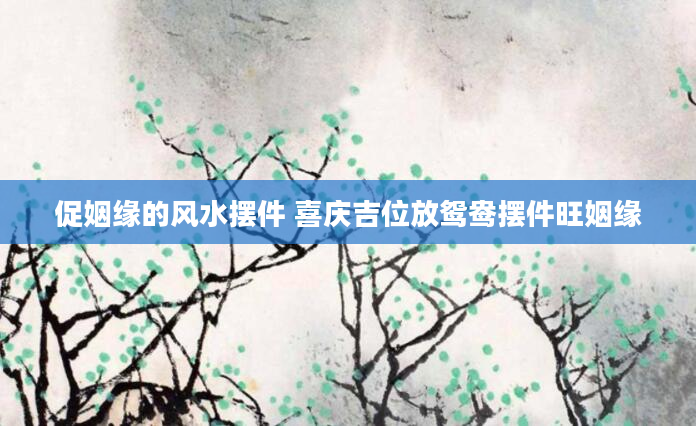 促姻缘的风水摆件 喜庆吉位放鸳鸯摆件旺姻缘