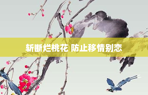 斩断烂桃花 防止移情别恋