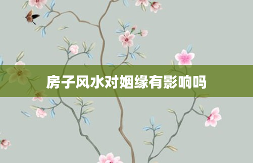 房子风水对姻缘有影响吗