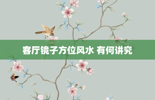 客厅镜子方位风水 有何讲究