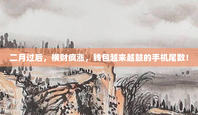 二月过后，横财疯涨，钱包越来越鼓的手机尾数！