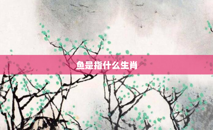 鱼是指什么生肖