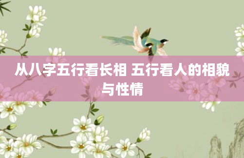从八字五行看长相 五行看人的相貌与性情