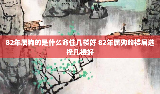 82年属狗的是什么命住几楼好 82年属狗的楼层选择几楼好