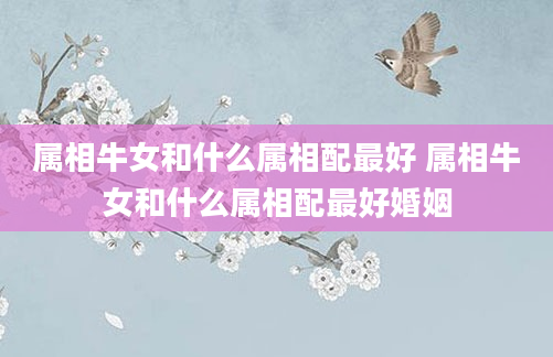属相牛女和什么属相配最好 属相牛女和什么属相配最好婚姻