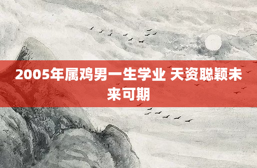 2005年属鸡男一生学业 天资聪颖未来可期