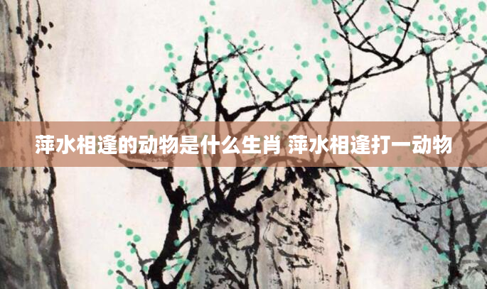 萍水相逢的动物是什么生肖 萍水相逢打一动物