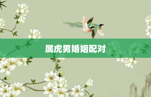 属虎男婚姻配对