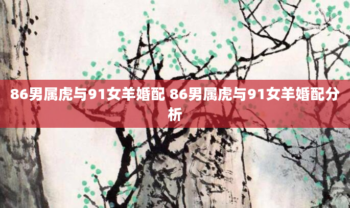 86男属虎与91女羊婚配 86男属虎与91女羊婚配分析
