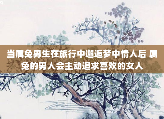 当属兔男生在旅行中邂逅梦中情人后 属兔的男人会主动追求喜欢的女人
