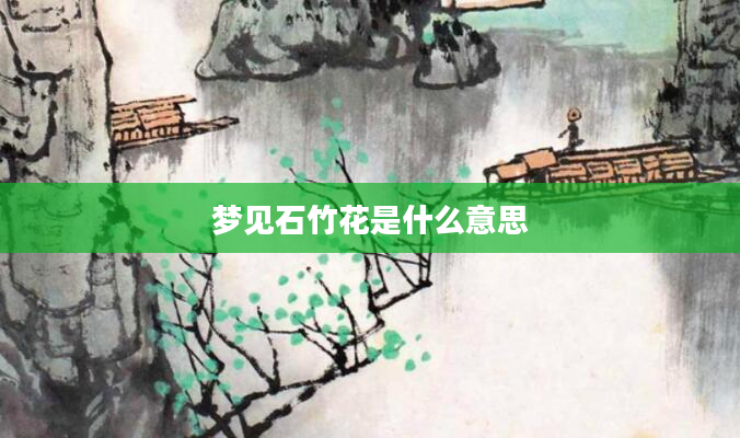 梦见石竹花是什么意思