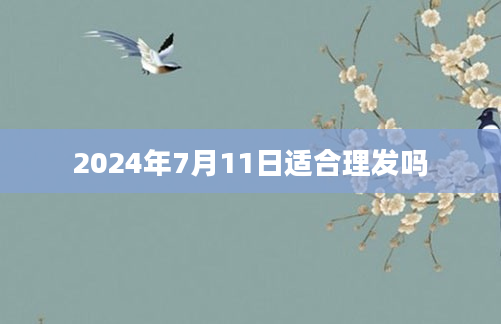 2024年7月11日适合理发吗