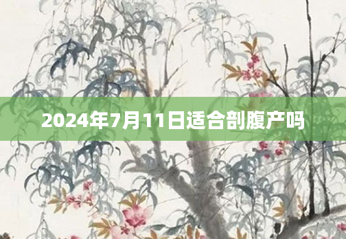 2024年7月11日适合剖腹产吗