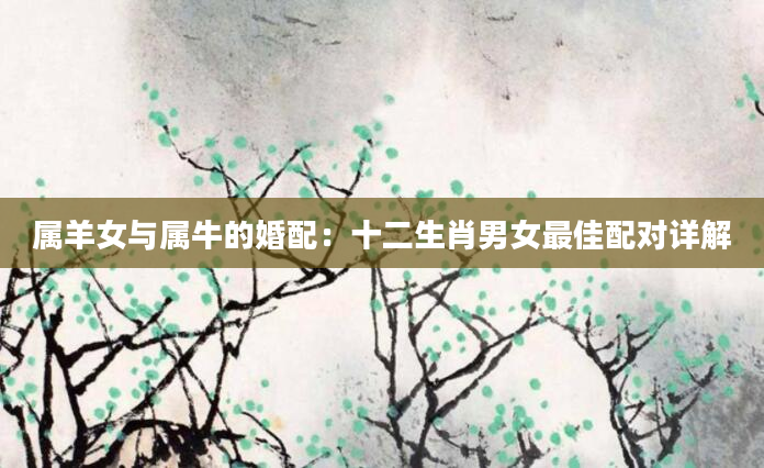 属羊女与属牛的婚配：十二生肖男女最佳配对详解