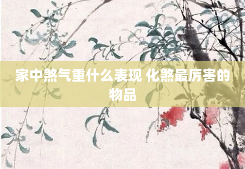 家中煞气重什么表现 化煞最厉害的物品