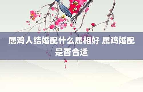 属鸡人结婚配什么属相好 属鸡婚配是否合适