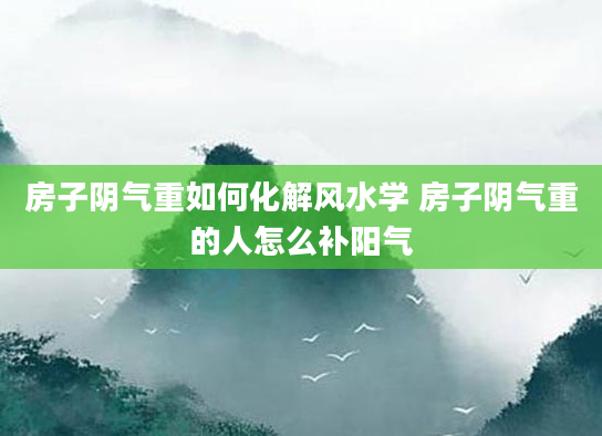 房子阴气重如何化解风水学 房子阴气重的人怎么补阳气