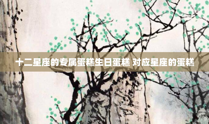 十二星座的专属蛋糕生日蛋糕 对应星座的蛋糕