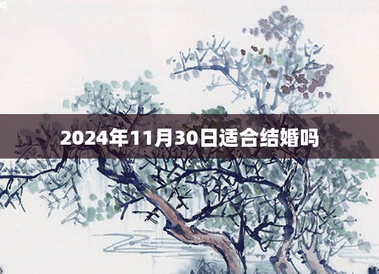 2024年11月30日适合结婚吗