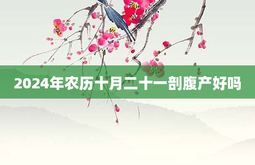 2024年农历十月二十一剖腹产好吗