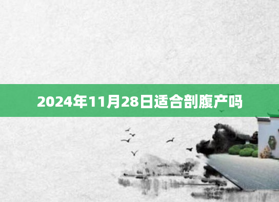 2024年11月28日适合剖腹产吗