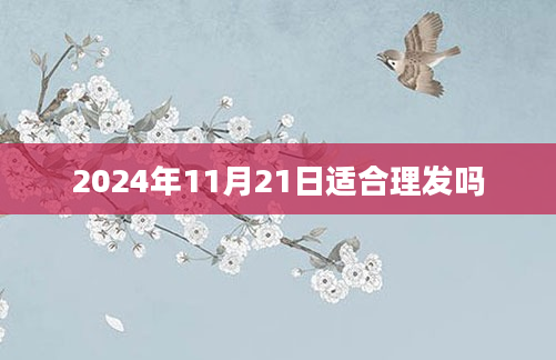 2024年11月21日适合理发吗