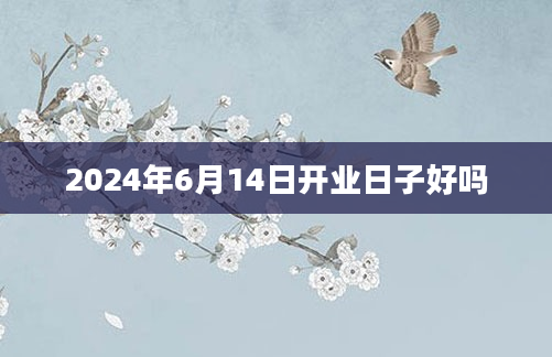 2024年6月14日开业日子好吗