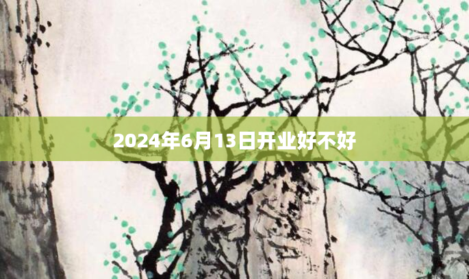 2024年6月13日开业好不好