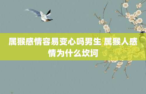 属猴感情容易变心吗男生 属猴人感情为什么坎坷