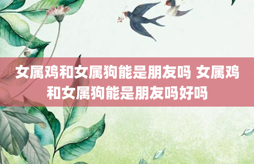 女属鸡和女属狗能是朋友吗 女属鸡和女属狗能是朋友吗好吗
