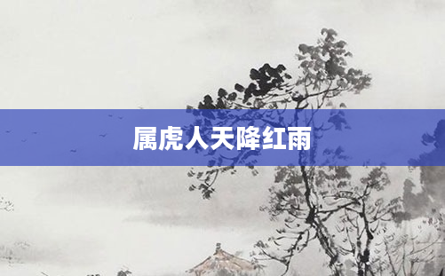 属虎人天降红雨
