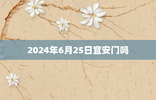 2024年6月25日宜安门吗