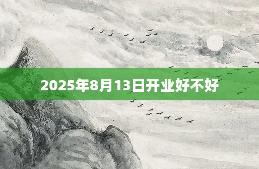 2025年8月13日开业好不好