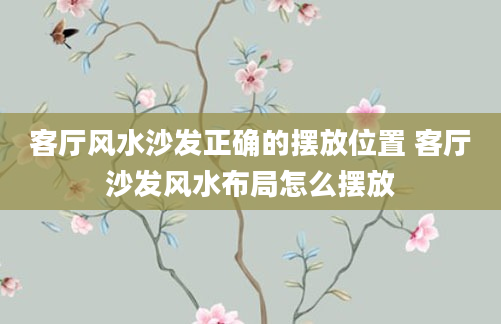 客厅风水沙发正确的摆放位置 客厅沙发风水布局怎么摆放