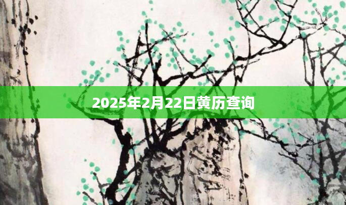 2025年2月22日黄历查询