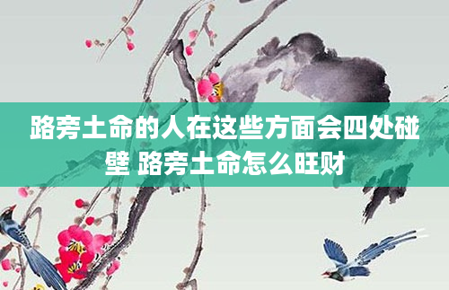 路旁土命的人在这些方面会四处碰壁 路旁土命怎么旺财
