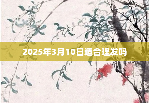 2025年3月10日适合理发吗