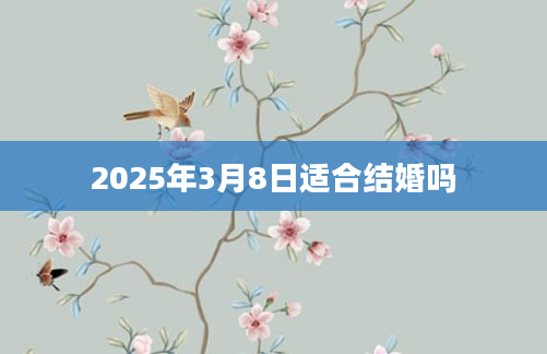 2025年3月8日适合结婚吗