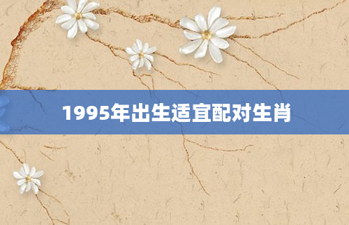 1995年出生适宜配对生肖