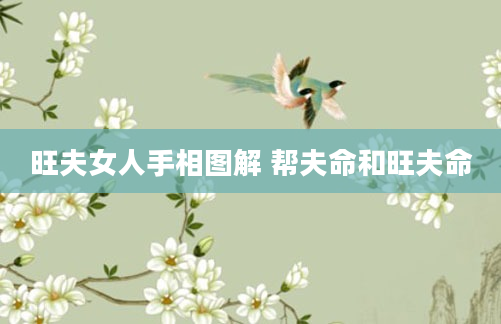 旺夫女人手相图解 帮夫命和旺夫命