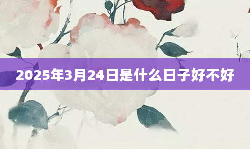 2025年3月24日是什么日子好不好