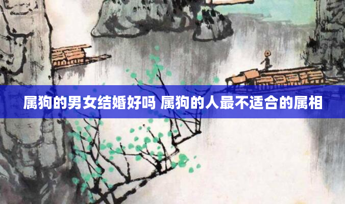 属狗的男女结婚好吗 属狗的人最不适合的属相