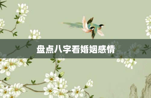 盘点八字看婚姻感情