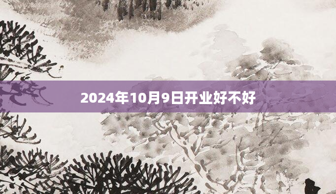2024年10月9日开业好不好