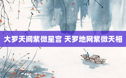 大罗天阙紫微星宫 天罗地网紫微天相