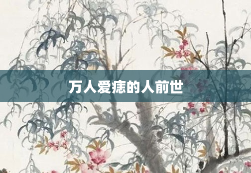 万人爱痣的人前世