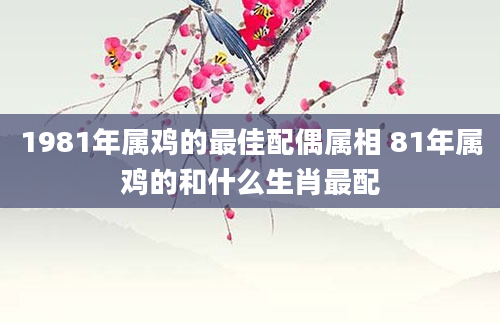 1981年属鸡的最佳配偶属相 81年属鸡的和什么生肖最配