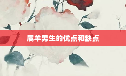 属羊男生的优点和缺点